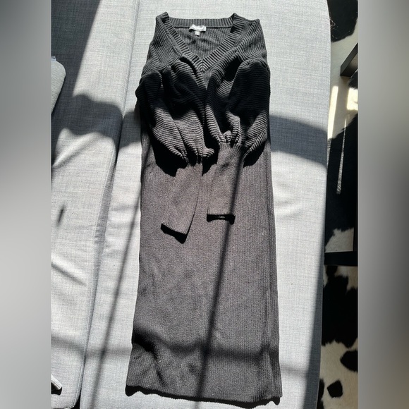 Black Express Sweater Midi Dress - Picture 3 of 5